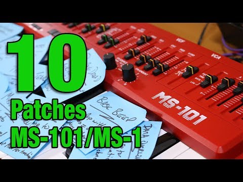 10 Patches for the Behringer MS-101/MS-1 - Full Version