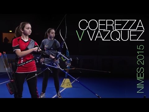 Coerezza v Vazquez – recurve U15 women’s gold medal match | Nîmes 2015