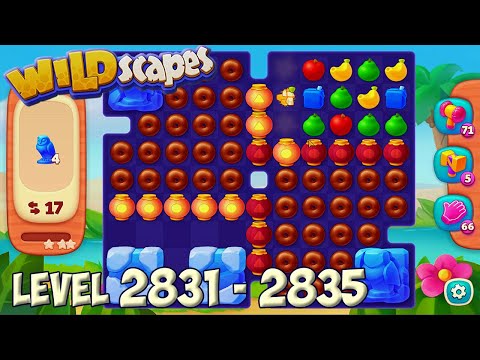 Wildscapes level 2831 - 2835 🐼 Playrix HD