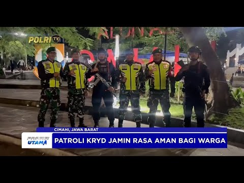 BRIMOB POLDA JABAR PATROLI KRYD DI WILAYAH HUKUM POLRES CIMAHI