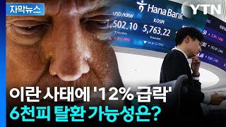 [자막뉴스] 이란 사태에 12% 급락한 코스피...6천피 탈환 가능성은? / YTN