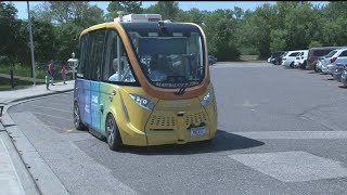 Driverless shuttle 'Bear Tracks' to open next week in White Bear Lake