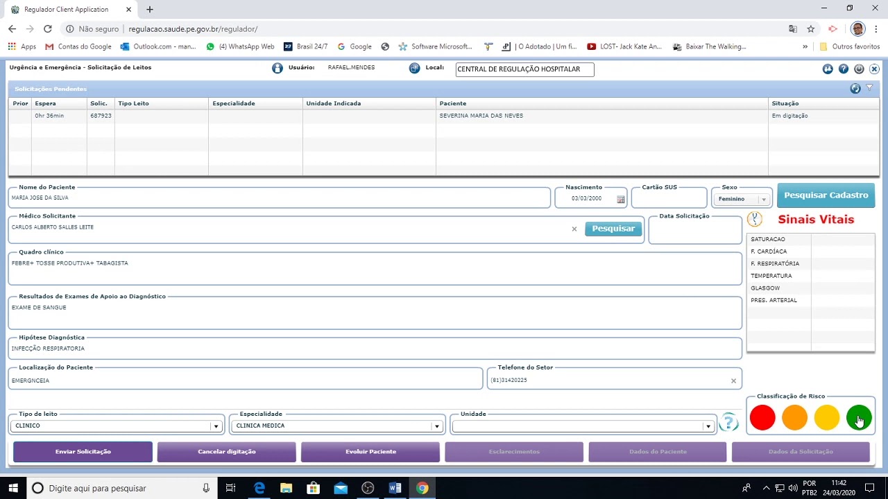 CENTRAL ESTADUAL DE REGULAÇÃO DE LEITOS
