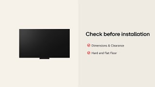 LG QNED TV : Installation Guide – QNED81 75​