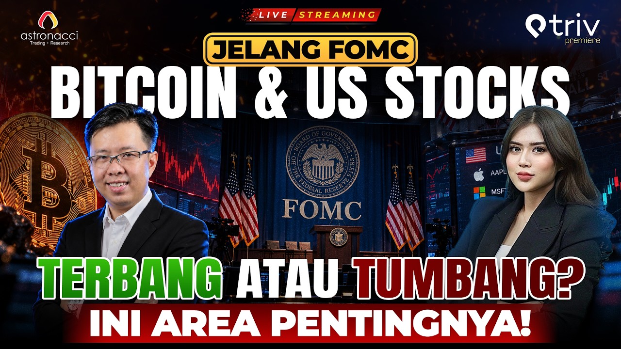 Jelang Keputusan The Fed: Bitcoin & US Stocks Siap Rally atau Jatuh Lagi?