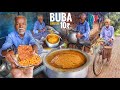 India S 80 Years Hardworking Old Man Selling Matar Papdi Bargarh Famous Buba Dukan Street Food