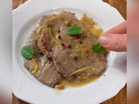 Scaloppine al vino bianco e limone