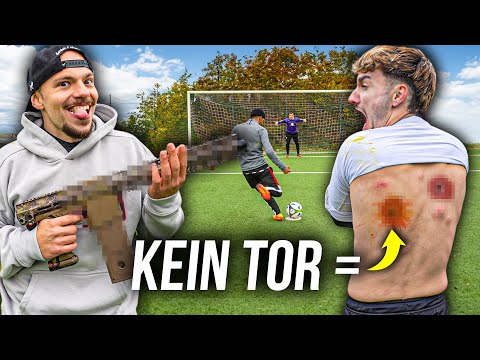 TRIFF oder PAINTBALL SCHMERZ FUßBALL CHALLENGE !