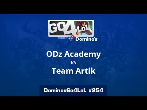 ODz Academy vs. Team Artik - Semifinal - Domino's Go4LoL #254