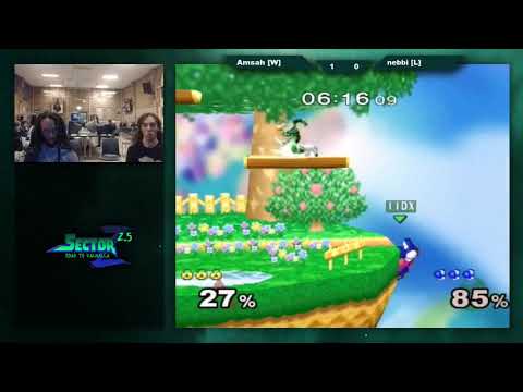 SectorZ 2.5 Grand Finals Amsah [W] (Sheik) vs Nebbi [L] (Yoshi)