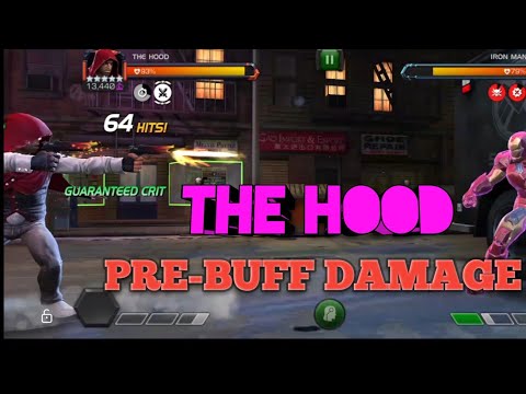 The Hood | 5/65 Pre-Buff Damage | MCOC