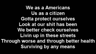 Eminem   We As Americans Lyrics On Screen