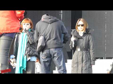 2012.12.31 S.H.E - 迫不及待+痛快+SuperStar彩排2 台中跨年晚會 @洲際棒球場停車場