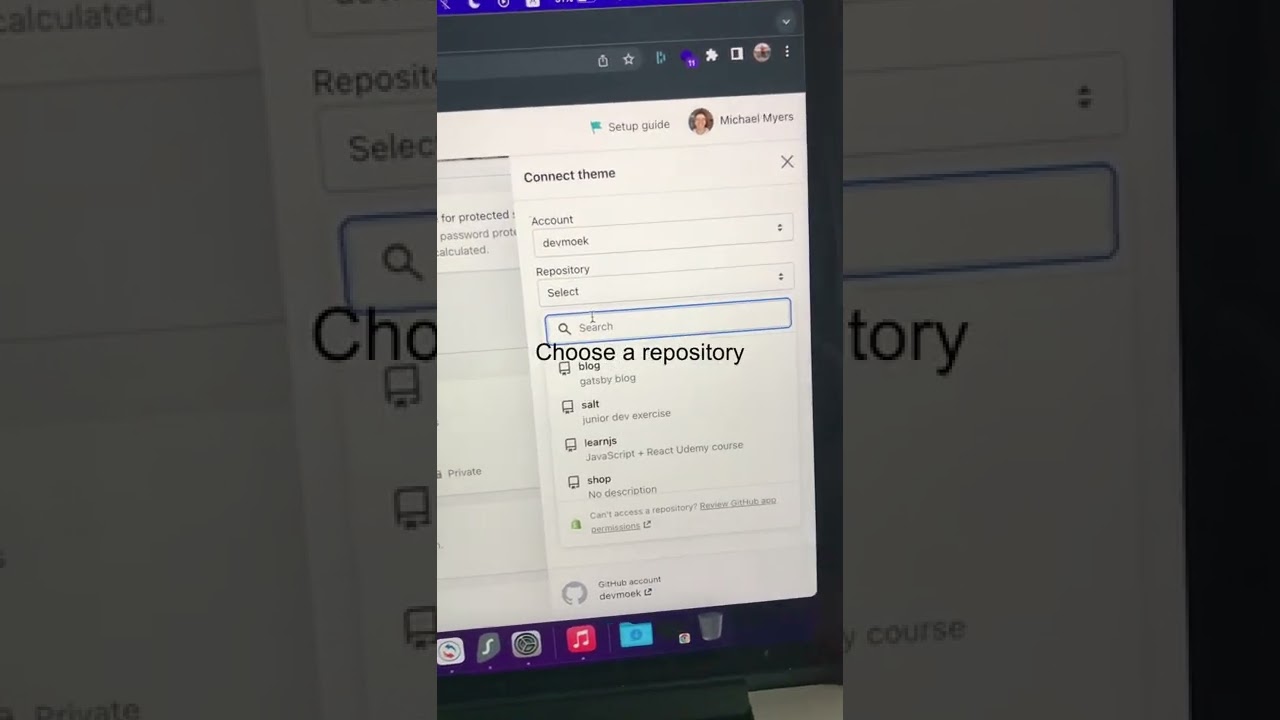 Shopify Theme GitHub Integration