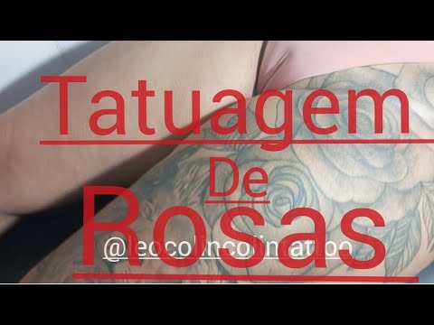 Tatuagem de Rosas Whip Shading Leo Colin Colin Tattoo