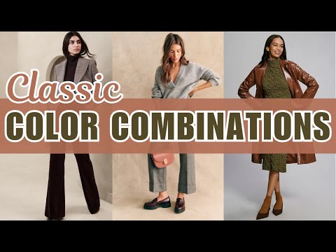 Classic Color Combinations For Fall 2023 Outfits / Fall Color Trends You Will LOVE!