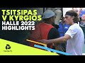 Stefanos Tsitsipas vs Nick Kyrgios | Halle 2022 Highlights