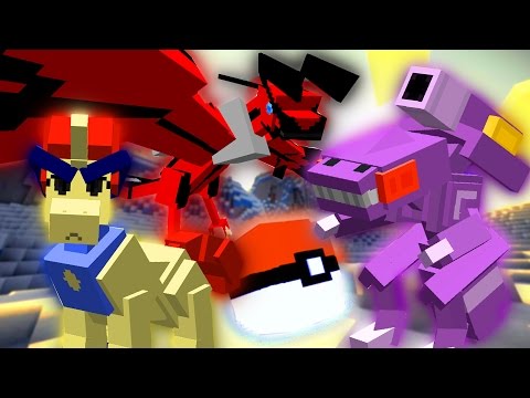 Minecraft PokeCube Battles - LEGENDARY BATTLE CHALLENGE! - Minecraft Pokemon Mod