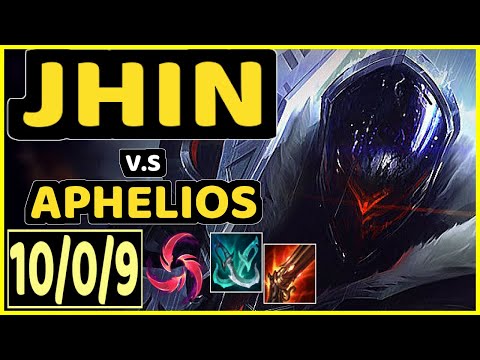 CODY SUN (JHIN) vs APHELIOS - 10/0/9 KDA BOTTOM ADC CHALLENGER GAMEPLAY - NA