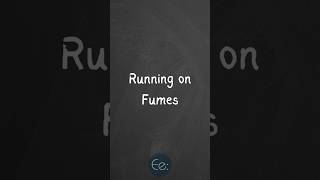 Running on Fumes 🪫 What Does It Mean? #phrases #expression #meaning #idioms #slang #esl #tips #fyp