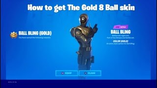 How to get The Gold 8 Ball skin