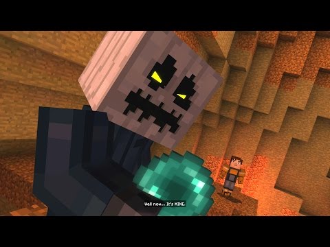 Minecraft: Story Mode - Battling The White Pumpkin (29)