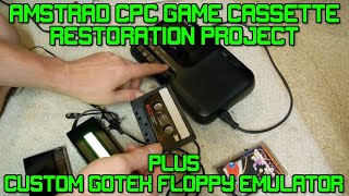 Retro Special - Amstrad Cassette Restoration Project + GoTek Floppy Emulator