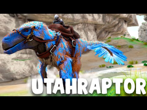 COMO TAMEAR UTAHRAPTOR Y TODAS SUS HABILIDADES - ARK: PRIMAL PATH MOD
