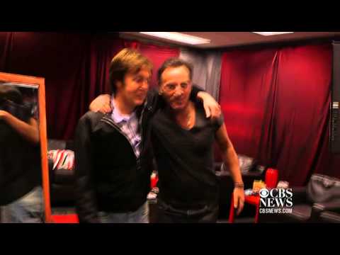 Bruce Springsteen, Paul McCartney behind the scenes at 2012 Grammys