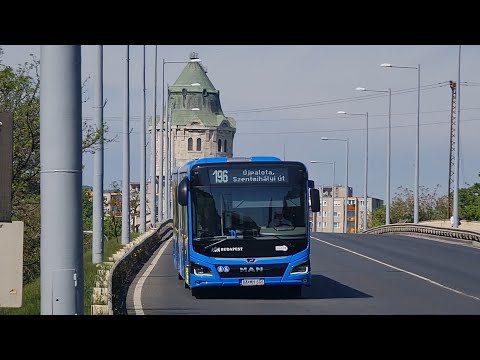 Utazás az új Arrivás MAN buszokkal a 196, 196A vonalon