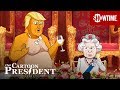 'Inside Cartoon Trump’s Royal Dinner With The Queen' Ep. 205 Cold Open | Our Cartoon President 'Inside Cartoon Trump’s Royal Dinner With The Queen' Ep. 205 Cold Open | Our Cartoon President