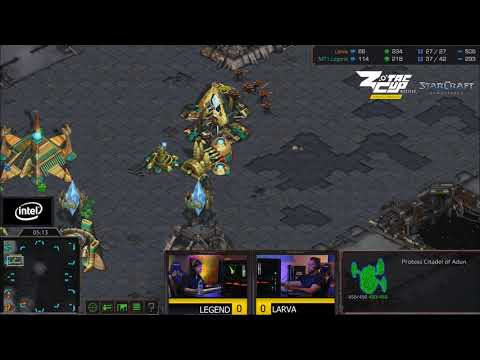 조탁컵(ZOTAC CUP) 스타크래프트 이벤트 매치 임홍규(Larva) vs 류오시안(Legend) 1경기