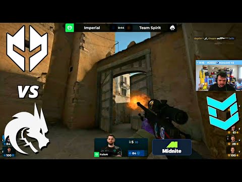 ESTREIA NO MAJOR! IMPERIAL vs SPIRIT - PGL Major Antwerp 2022 - CSGO | GAULES