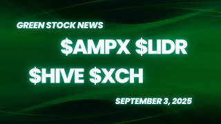 Amprius Technologies ($AMPX) | AEye ($LIDR) | HIVE Digital Technologies ($HIVE) | XCharge ($XCH)