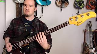 Bab&#39;s Uvula Who (Green Day) bass cover and lesson with tabs! Suhr, TC Spectra Drive demo