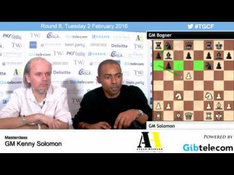 Masterclass Kenny Solomon - Tradewise Gibraltar Chess Festival 2016