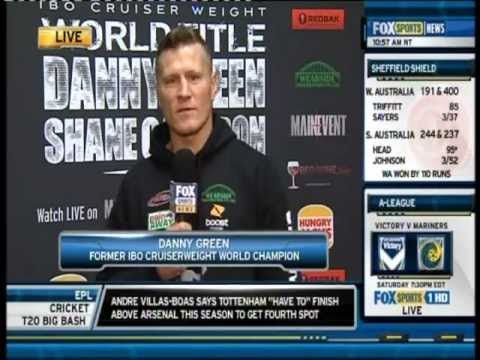 Danny Green vs Shane Cameron - Fox Sports News Long Lunch - November 16, 2012