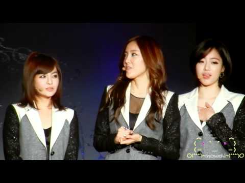 111227 Davichi concert T-ARA interview