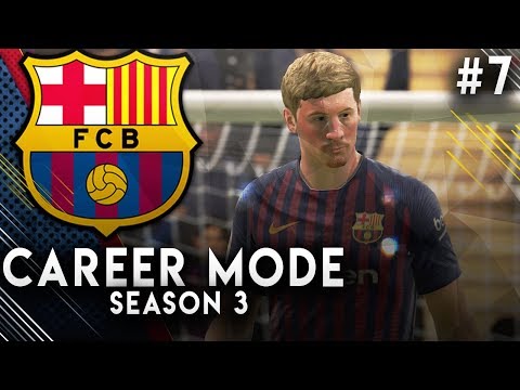 FIFA 19 Barcelona Career Mode EP7 - Youth Academy Player Scores A Hat-Trick!!