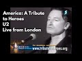 America: A Tribute To Heroes U2& Natalie ...