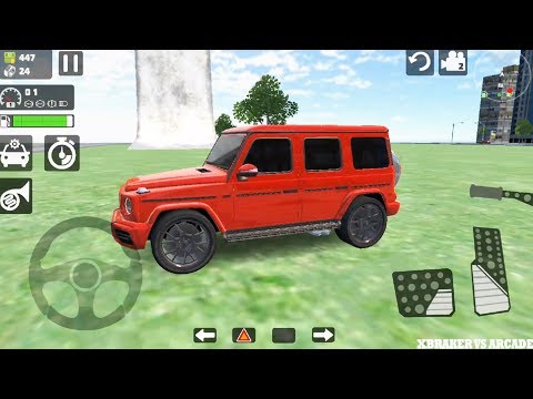 Offroad G63: Gelandewagen | Red Jeep 4x4 Driving City Mode - Android GamePlay 3D