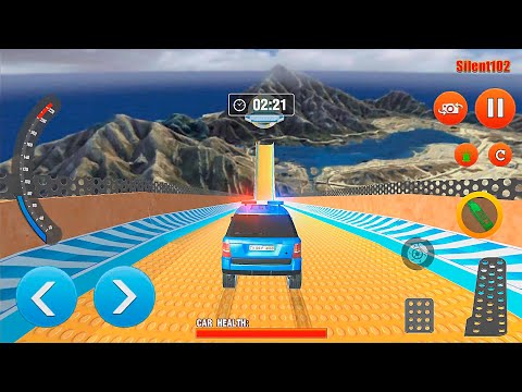 Police Ramp Car Stunts GT Racing Car Stunts Game - Android Gameplay
