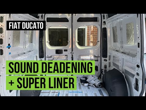 Sound Deadening + Super Liner  | Fiat Ducato | UK Self-Build Campervan Conversion