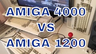 AMIGA 4000 vs AMIGA 1200 Battle of the TITANS!