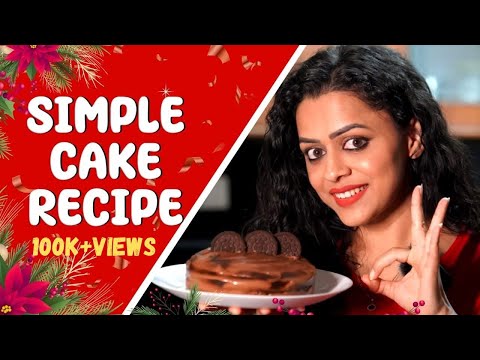 Simple Cake Recipe 🎂 | Easy Chocolate Truffle Cake | Amrutha