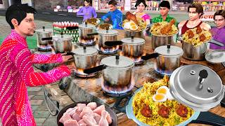 World Famous Mini कुकर Biryani Dhaba Style Chicken Biryani In Mini Cooker Street Food Hindi Kahaniya