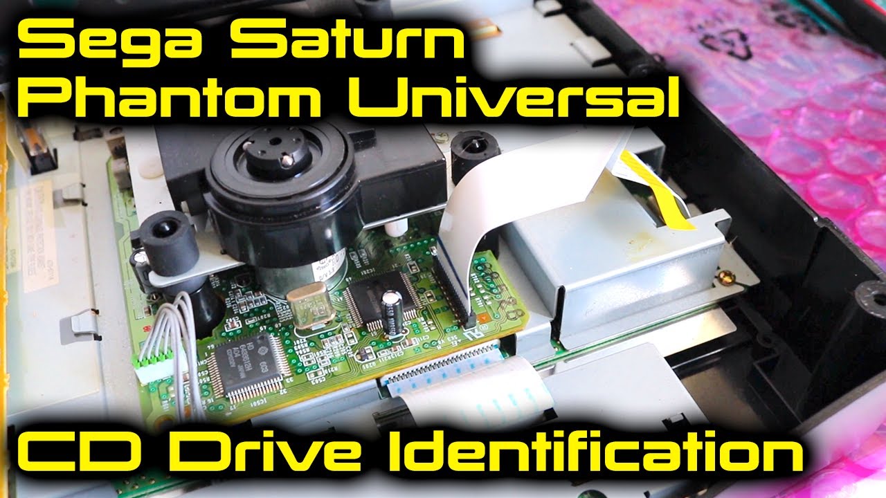 Sega Saturn Phantom Universal Modchip CD Drive Identification