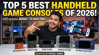 Top 5 Best Handheld Game Consoles of 2026 🔥 Best Retro & Portable Gaming Devices You Can Buy!