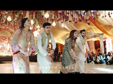 Bride Cousins Dance performance | Nadiyon Paar | Shayan Ather | Best Pakistani Wedding Dance