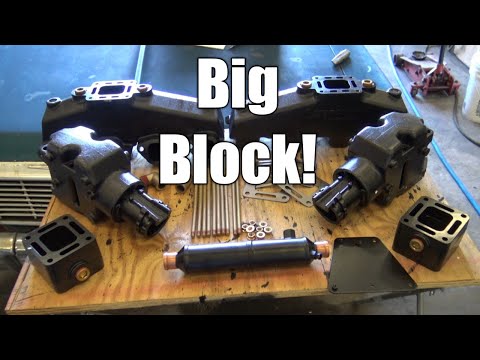 Manifold And Riser Install Mercury 330 HP 454